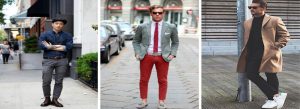 chemise porter avec un pantalon chino